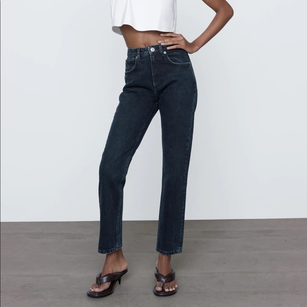 NWOT Zara Hi Rise Slim Fit Jeans